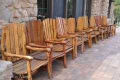 Chairs on the lodge.