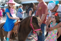 Pony in pink.