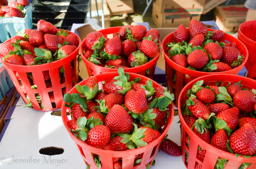 We stuck to the strawberries.