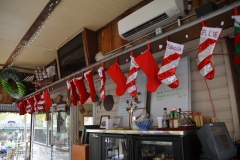 All the regulars have stockings up.
