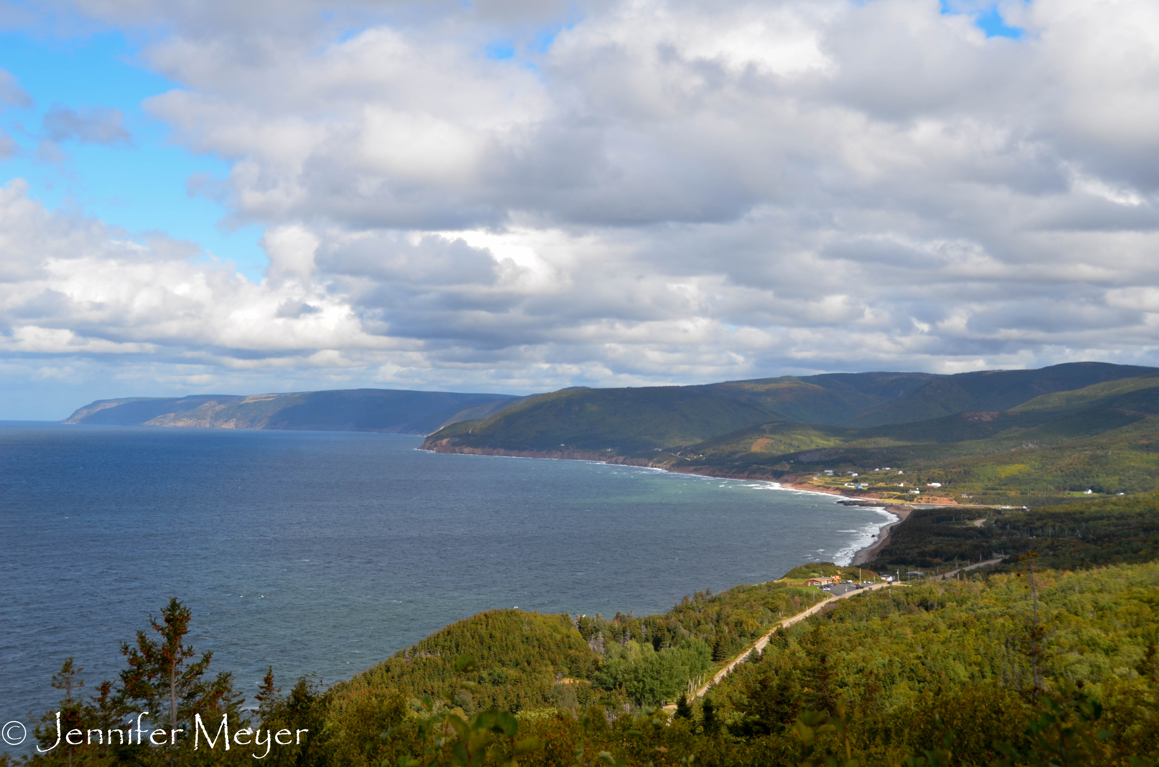 A view of Pleasant Bay on the west side of the island.