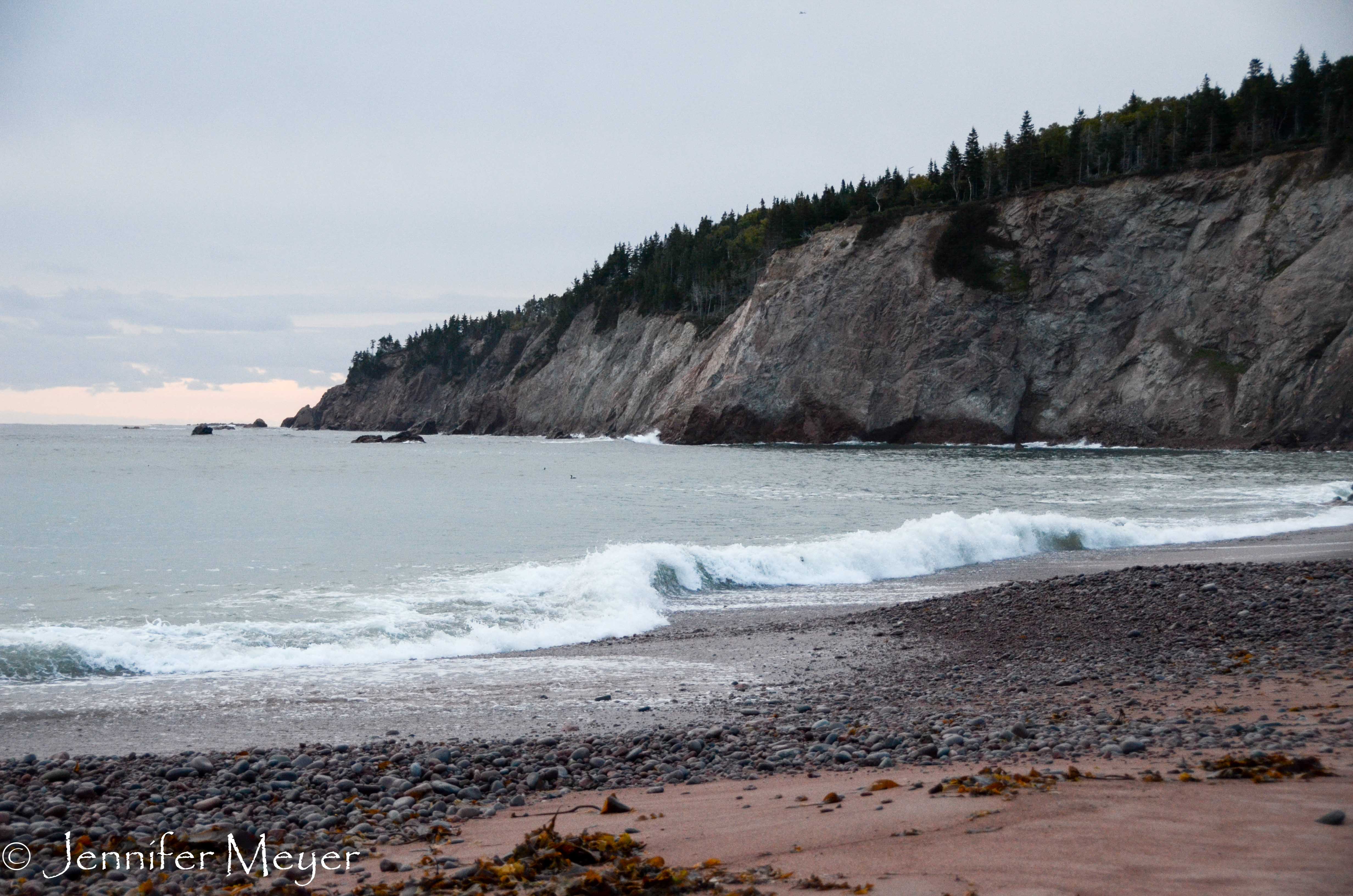 It was so gray that day.