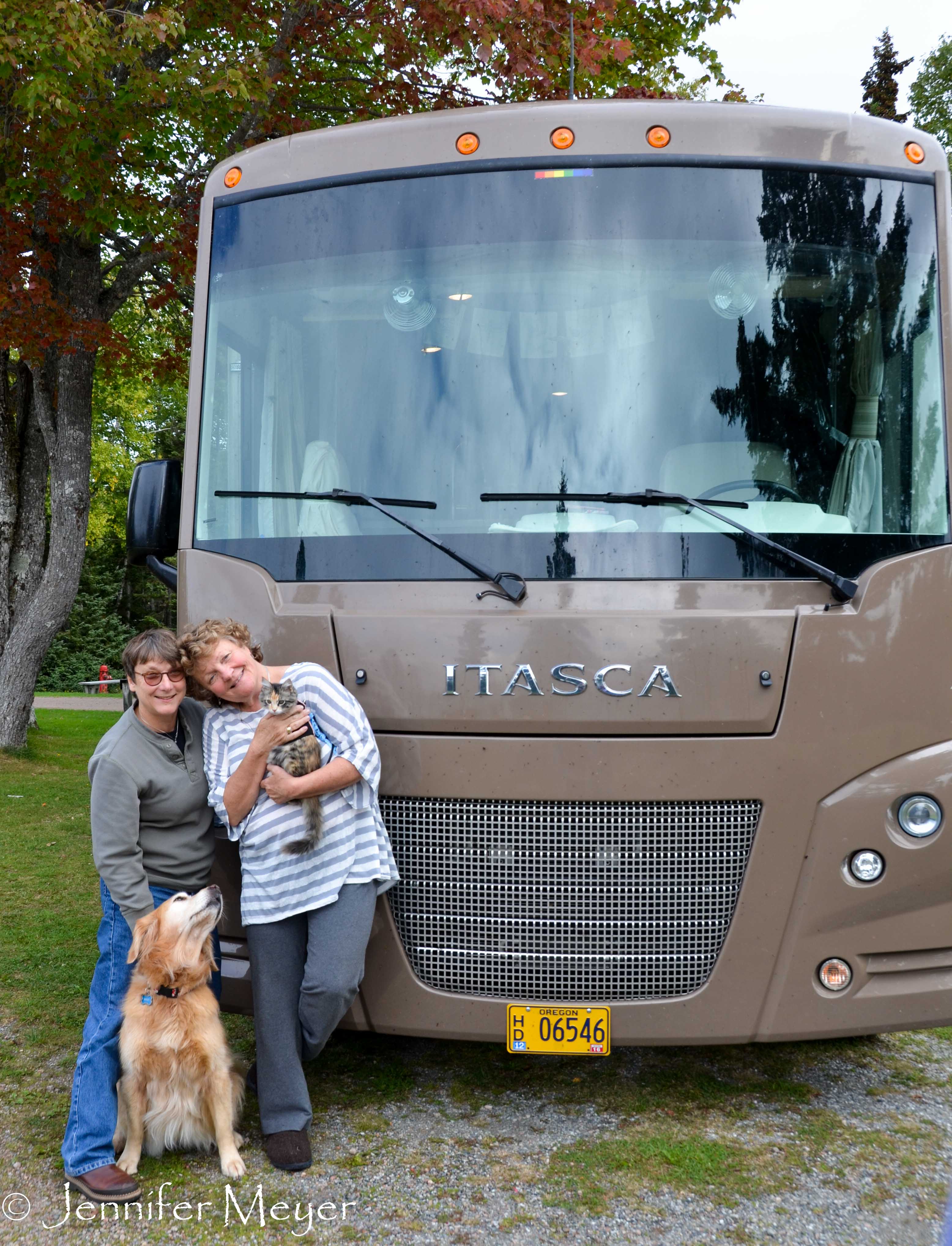 Debbie took some photos of the four of us.