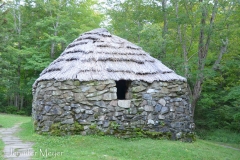 We took a short hike to this shepherd's hut, called the Lone Shieling.