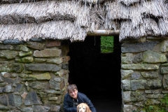 Built here in honor of the Scottish immigrants who settled here and the Scott who donated the land.