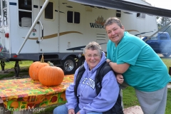 Glenda and Debbie were camped near us.