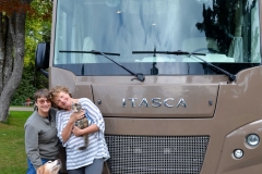 Debbie took some photos of the four of us.