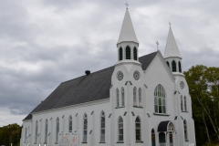 This church was all lit up when we first drove in.