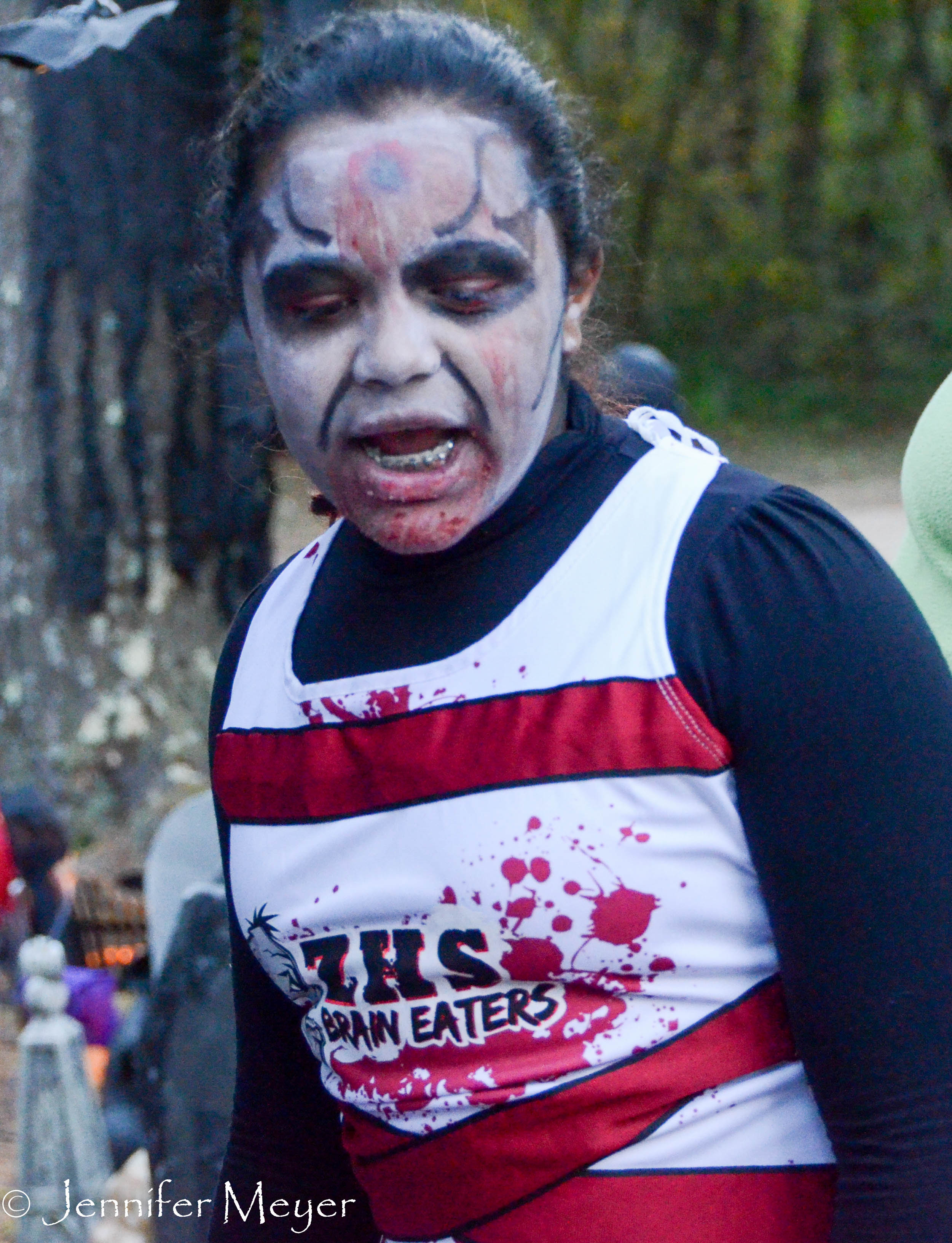 Zombie cheerleader.