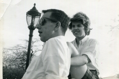 Barb with Bill in 1963.