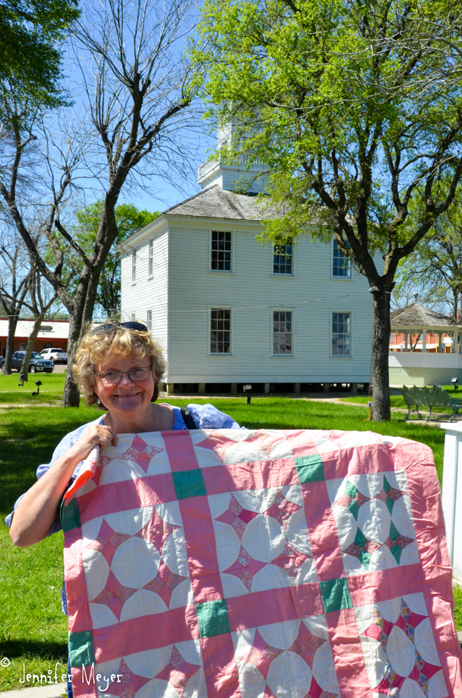 Kate bought this antique quilt for $40!