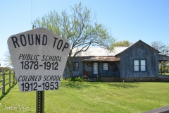 We drove up to Round Top. (They still say "colored" here??)