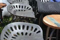 Tractor seat stools.