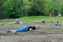 This woman wasn't afraid to get dirty.