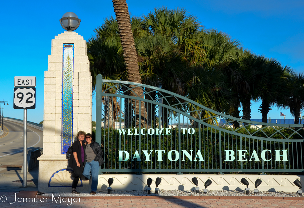 We're in Daytona Beach!