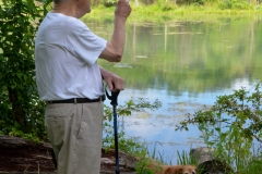 Dad wonders if the house hadn't been further down the lakeside.