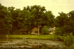 The house from the lake.