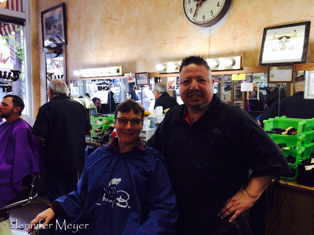 A little short with the bangs, but I tipped him anyway.