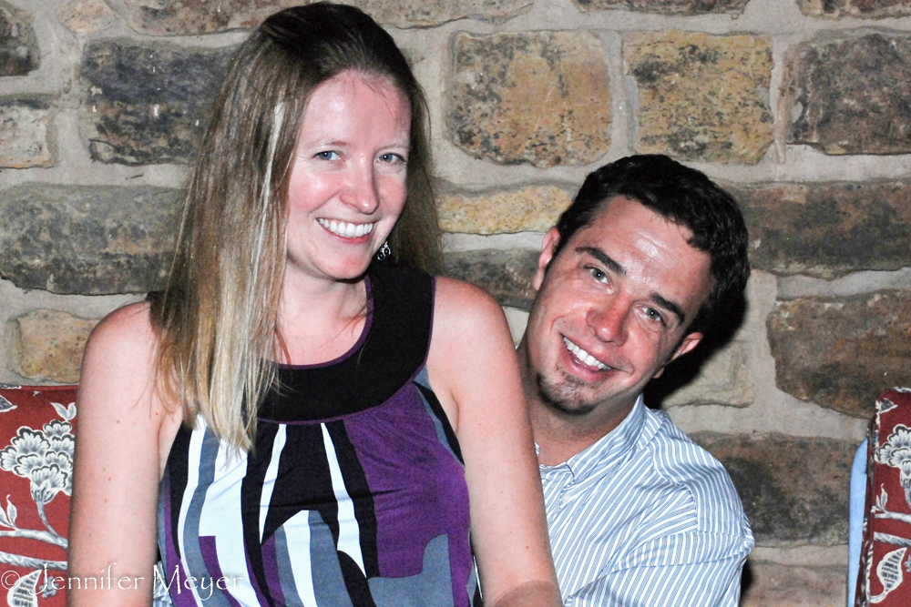 I took this photo of Jenna and Rich soon after meeting them.