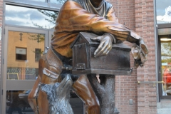 Downtown statue.