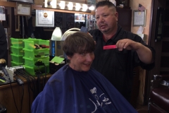 When he starting in with the razor, I wasn't sure what I would look like.