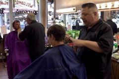 He did a great job on the back of my head.