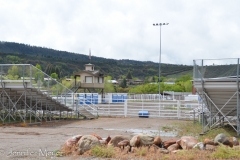 But the view of the horse ring offered us hours of entertainment.
