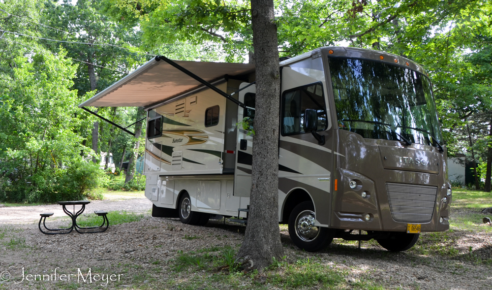 We stayed at a quiet little place on Beaver Lake.