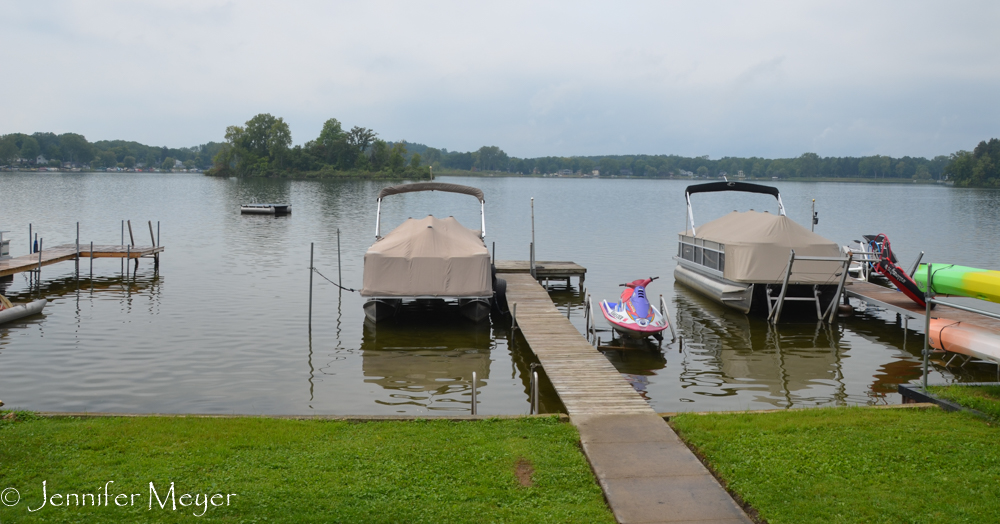 All with private docks.