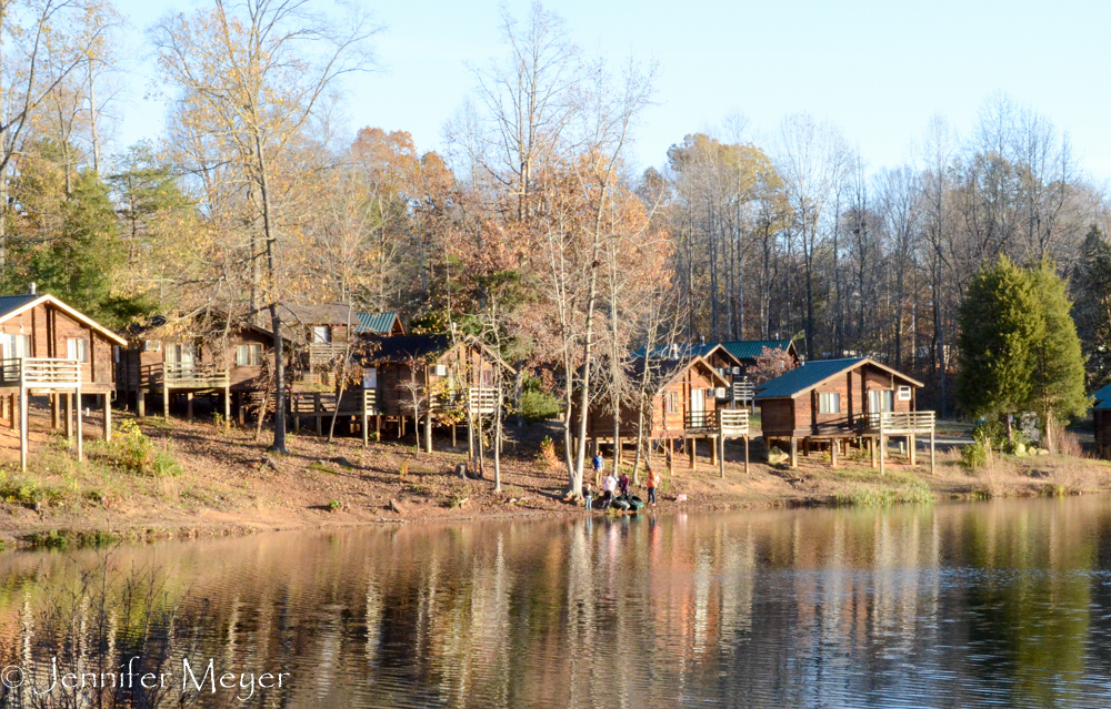 Cabins on Forest Lake.