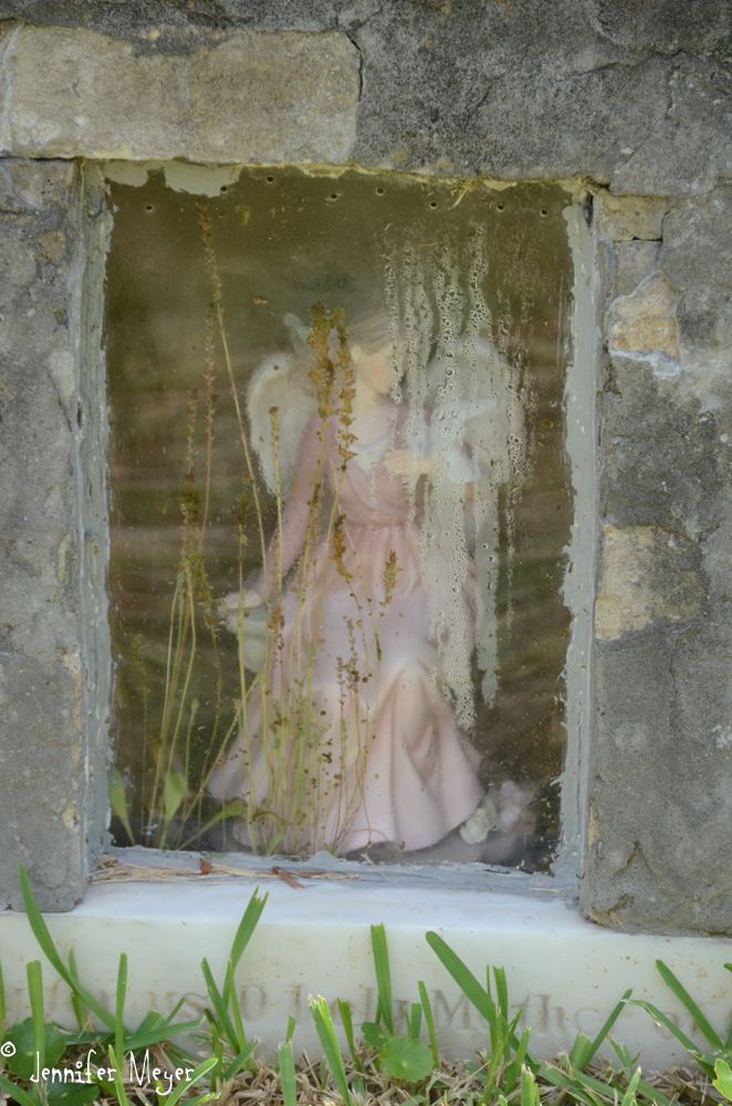 ... had a small angel entombed in it.