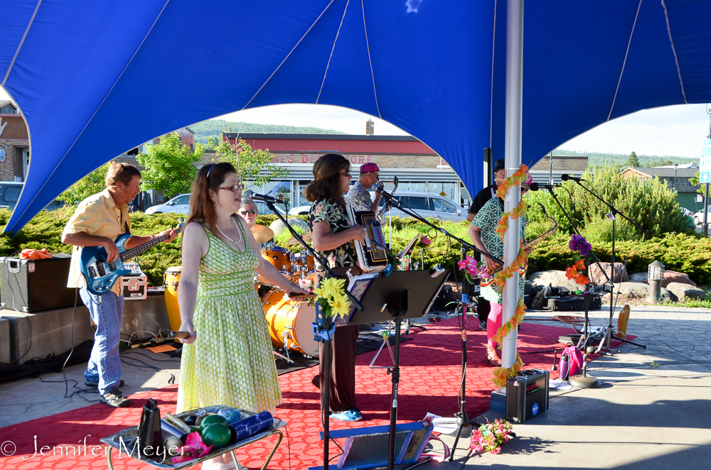 I caught the tail end of the free music in the square.