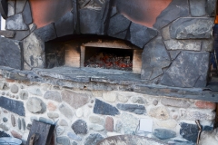 Pizza oven.
