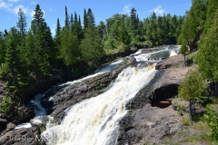 These falls are right next to the highway.