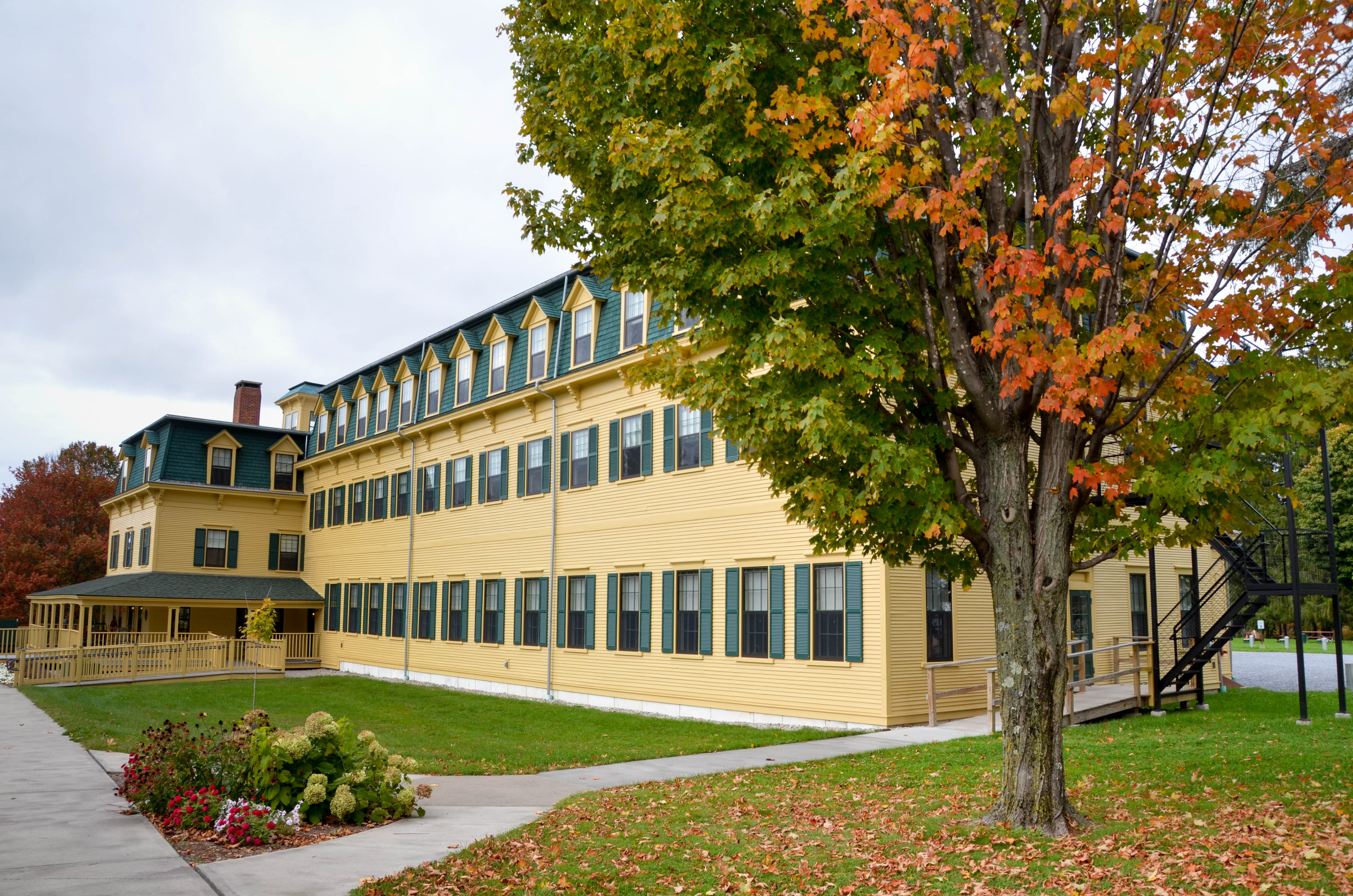 We passed by this very cool campus and inn.