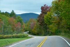 A beautiful drive into the Green Mountain National Forest.