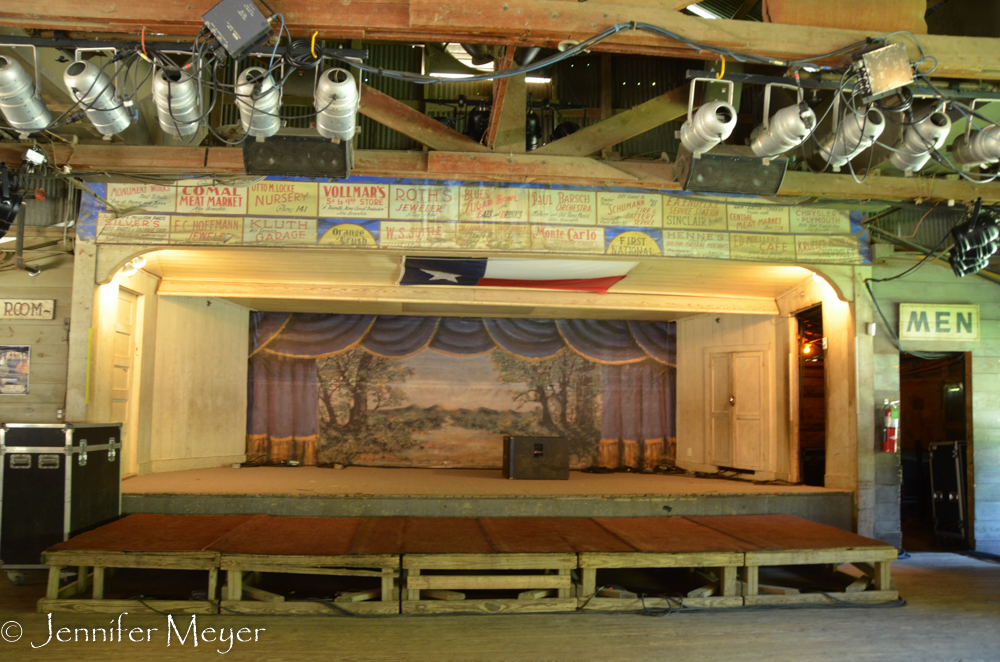 The old stage.
