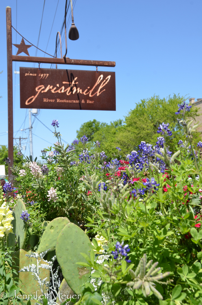 We went to the Gristmill for lunch.