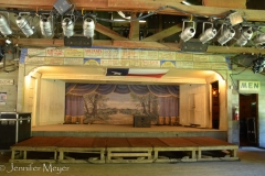 The old stage.