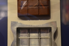 During WWII, Hershey chcolate bars were a standard part of soldiers rations.