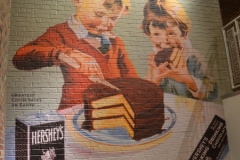 Mural in Chocolate World.