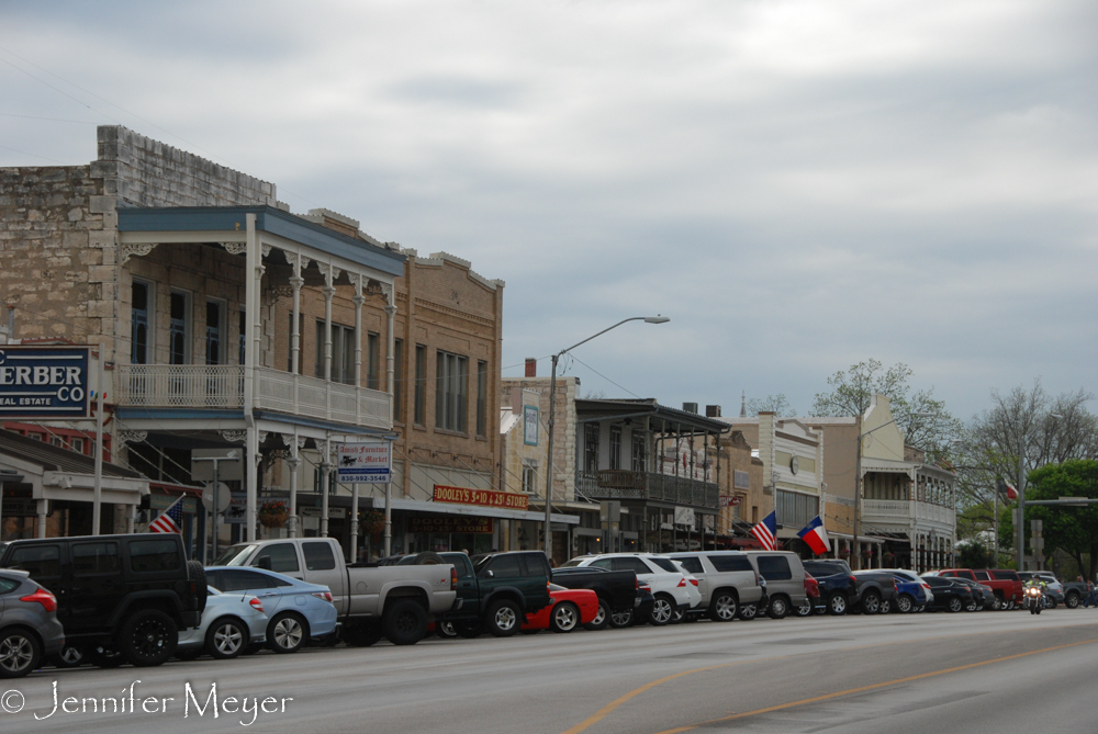 We stopped again at downtown Fredericksburg.