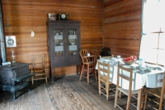 This is a one-room "Sunday house" used by country families who come into town for a day or more.