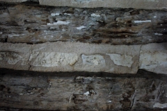 Timber and mortar walls.