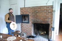 Michael explained how the meals were cooked by the slaves.