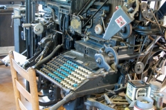 Original Linotype machine.