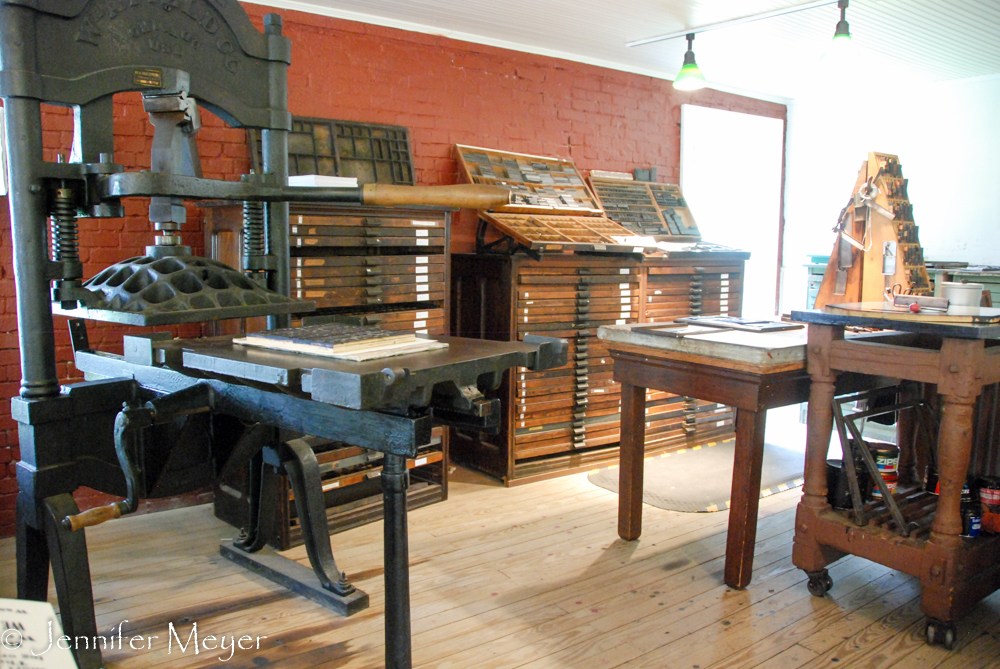 The print shop.