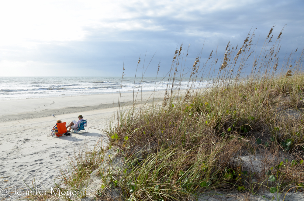 Miles of white sand beaches.