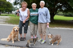 So we took another pet walk, and ran into friends we'd made in Pennsylvania!