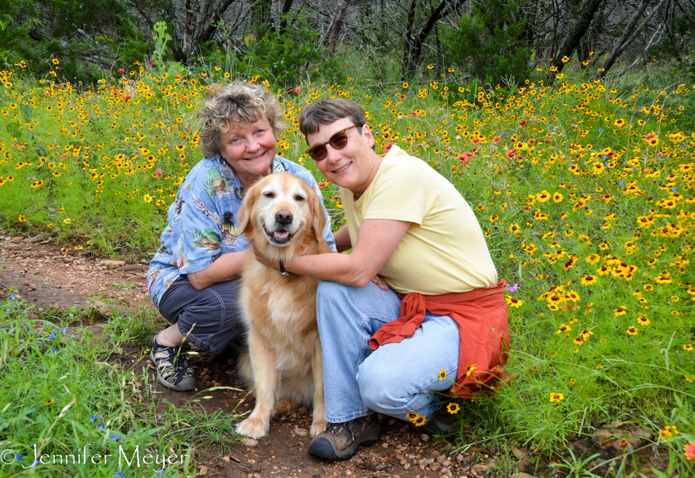 A wildflower pose.